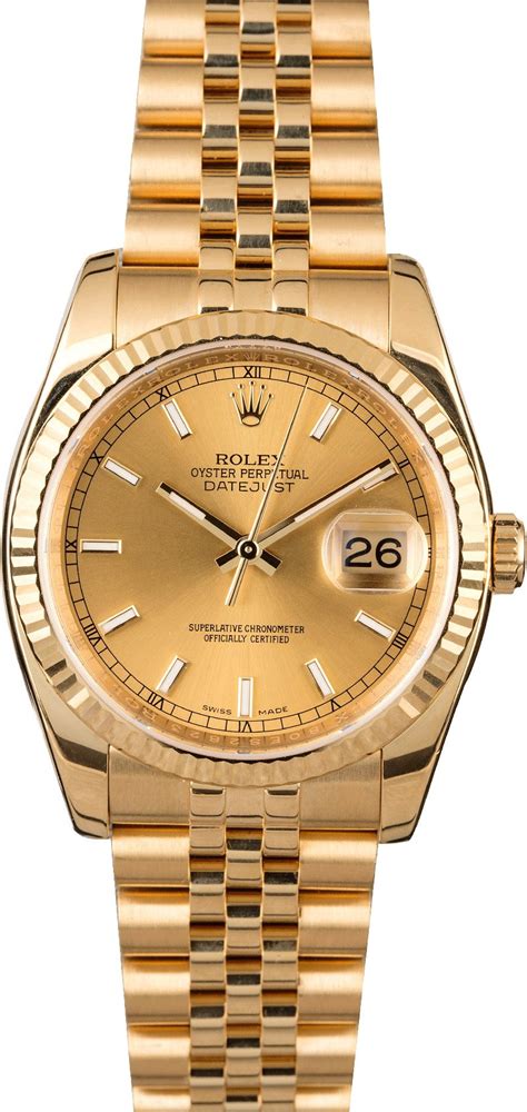 rolex 38 mm|all gold rolex datejust.